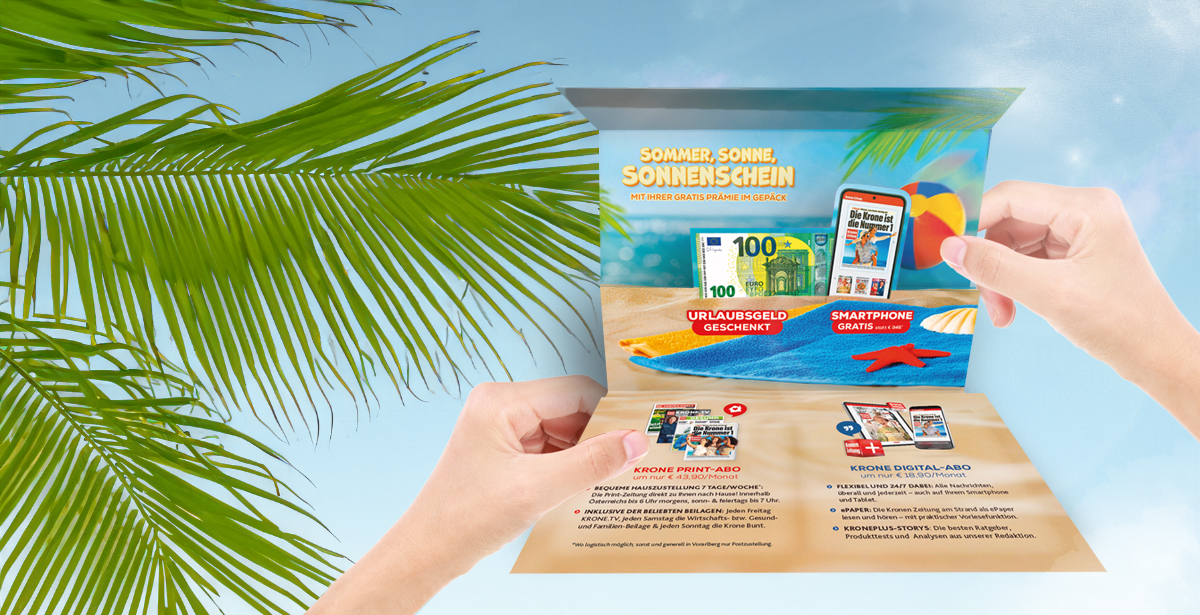 LDD - Kronen Zeitung Pop-up-Selfmailer