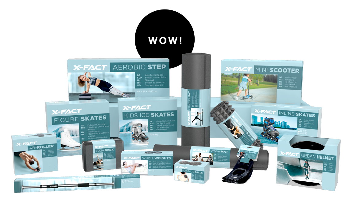 LDD - Rebranding & Packaging HERVIS X-FACT